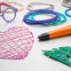 Filamenty PLA wkłady do długopisu PEN 3D 20 sztuk 20 metrów kolorowe