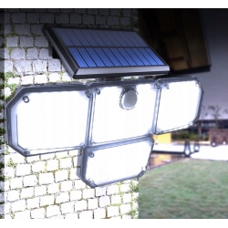 Lampa solarna 171 LED z panelem zewnętrznym czujnik ruchu