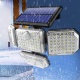 Lampa solarna 171 LED z panelem zewnętrznym czujnik ruchu