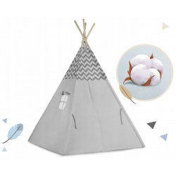 Namiot dla dzieci tipi wigwam okno trzy poduszki miękka mata girlandy