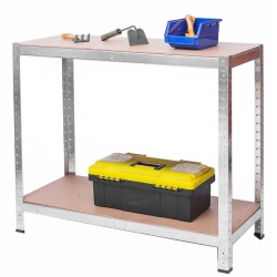 Metalowy regał magazynowy 180 x 90 x 40 cm do 600 kg półki