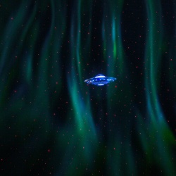 Głośnik Bluetooth efekt świetlny z projektorem Galactic Aurora Fuzzix