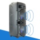 Głośnik aktywny mobilny bluetooth USB FM karaoke Boost PowerSound 290