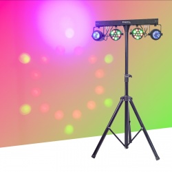 Zestaw oświetleniowy Ibiza DJLIGHT65 2x reflektor oraz laser kropkujący