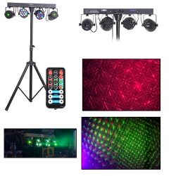 Zestaw oświetleniowy Ibiza DJLIGHT65 2x reflektor oraz laser kropkujący