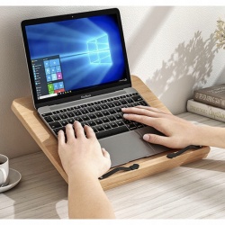 Stojak podstawka na książkę mównica podpórka pod tablet bambusowa