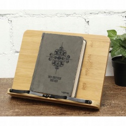 Stojak podstawka na książkę mównica podpórka pod tablet bambusowa
