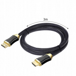 Kabel HDMI 2.1 8K 60Hz UHD 3m HDMI-HDMI High Speed