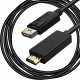 Kabel HDMI-HDMI DispayPort jakość 4K DP 1,8m pozłacany