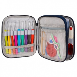 Zestaw szydełek 85 sztuk do szydełkowania etui szydełko 2,0-8,0