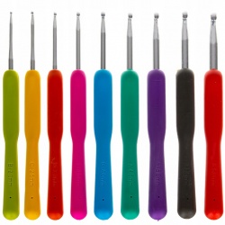 Zestaw szydełek 85 sztuk do szydełkowania etui szydełko 2,0-8,0