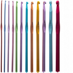 Zestaw szydełek 85 sztuk do szydełkowania etui szydełko 2,0-8,0