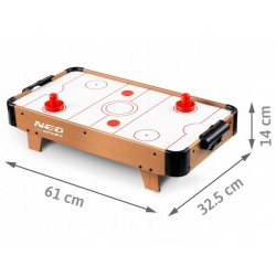 Cymbergaj stół do gry w Air Hockey powietrzny hokej 61 x 32,5 x 14 cm