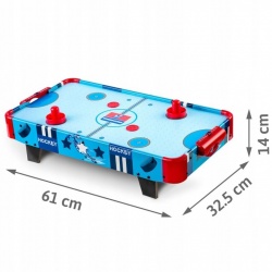 Cymbergaj stół do gry w Air Hockey hokej 61 x 32,5 x 14 cm na baterie