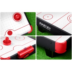 Cymbergaj stół do gry w Air Hockey na baterie hokej 61 x 32,5 x 14 cm