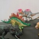 Dinozaury figurki ruchome do zabawy zestaw dinozaurów 6 sztuk