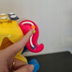Konik interaktywny sorter klocki cymbałki zabawka dla dzieci