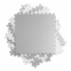 Piankowa mata puzzle biało-szara 60 x 60 cm 9 sztuk termiczne 180cm