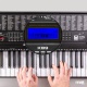 Organy keyboard pianino do nauki 61 podświetlanych klawiszy KB9 Max