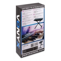 Stołek krzesło pod keyboard poduszka regulowany Vonyx KBB10