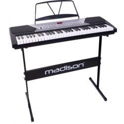 Keyboard 61-klawiszy Madison MEK61128 w zestawie ze statywem