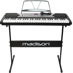 Keyboard 61-klawiszy Madison MEK61128 w zestawie ze statywem