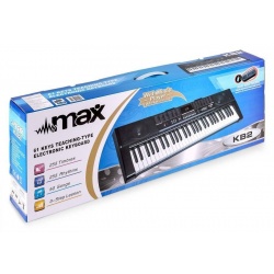 Keyboard organy 61 klawiszy USB Max KB2 program szkoleniowy