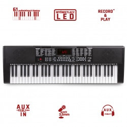 Keyboard organy elektroniczne KB5 MAX z podświetleniem 61 klawiszy