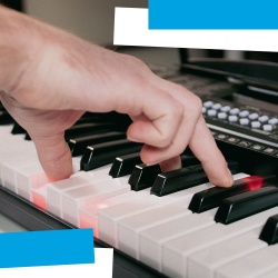 Keyboard organy elektroniczne KB5 MAX z podświetleniem 61 klawiszy