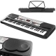 Keyboard organy KB7 MAX SET 54 klawisze do nauki gry statyw słuchawki