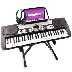 Keyboard organy KB7 MAX SET 54 klawisze do nauki gry statyw słuchawki