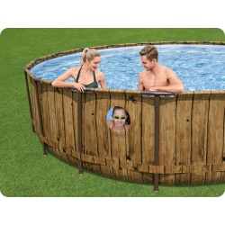 Basen ogrodowy z oknami 549 x 122 cm stelażowy 12w1 Bestway 56977