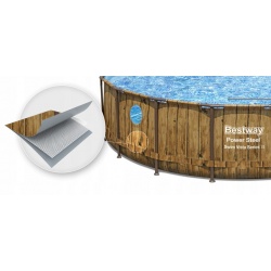 Basen ogrodowy z oknami 549 x 122 cm stelażowy 12w1 Bestway 56977