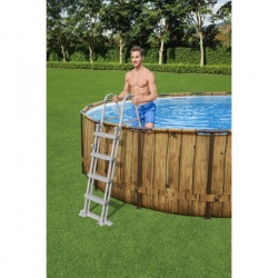 Basen ogrodowy z oknami 549 x 122 cm stelażowy 12w1 Bestway 56977