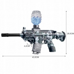 Karabin maszynowy broń pistolet na kulki żelowe zestaw