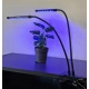 Lampa do wzrostu uprawy roślin 2x 20 LED wspomaga fotosyntezę