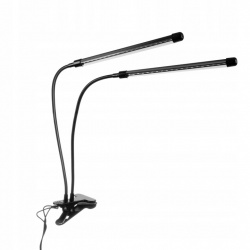 Lampa do wzrostu uprawy roślin 2x 20 LED wspomaga fotosyntezę