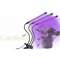Lampa do wzrostu uprawy roślin 3x 20 LED wspomaga fotosyntezę