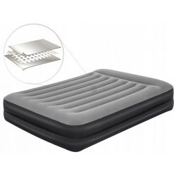 Materac welurowy z pompką 203 x 152 x 46 cm Bestway 67403