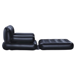 Materac welurowy fotel dmuchany 191 x 97 x 64 cm Bestway 75114