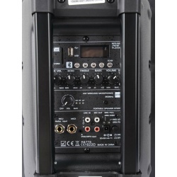 Kolumna mobilna Ibiza PORT8UHF z Bluetooth tunerem FM pokrowiec