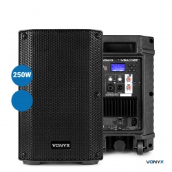Kolumna aktywna Vonyx VSA08BT Bi-amp 8" 250 W BT MP3