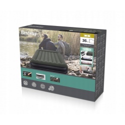 Materac welurowy Pavillo dla dwóch osób 203 x 152 x 36 cm Bestway 67699