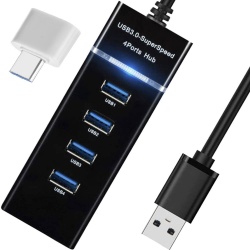 Hub USB 3.0 rozdzielacz portów 4 porty 5 GB/s