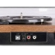 Gramofon z głośnikami RP168W BT USB Fenton brązowy
