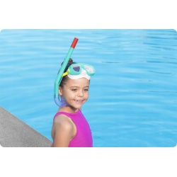 Zestaw do nurkowania maska + rurka do oddychania Bestway 24018