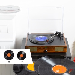 Gramofon z głośnikami Fenton RP106 wyjście USB RCA funkcja RIP