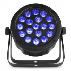 Reflektor LED Slim PAR45 18X 3W 3w1 RGB DMX BeamZ