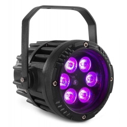 Reflektor zewnętrzny BWA63 LED AluPAR IP65 6x3W RGB IP65