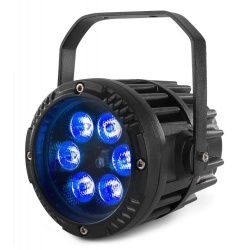 Reflektor zewnętrzny BWA63 LED AluPAR IP65 6x3W RGB IP65